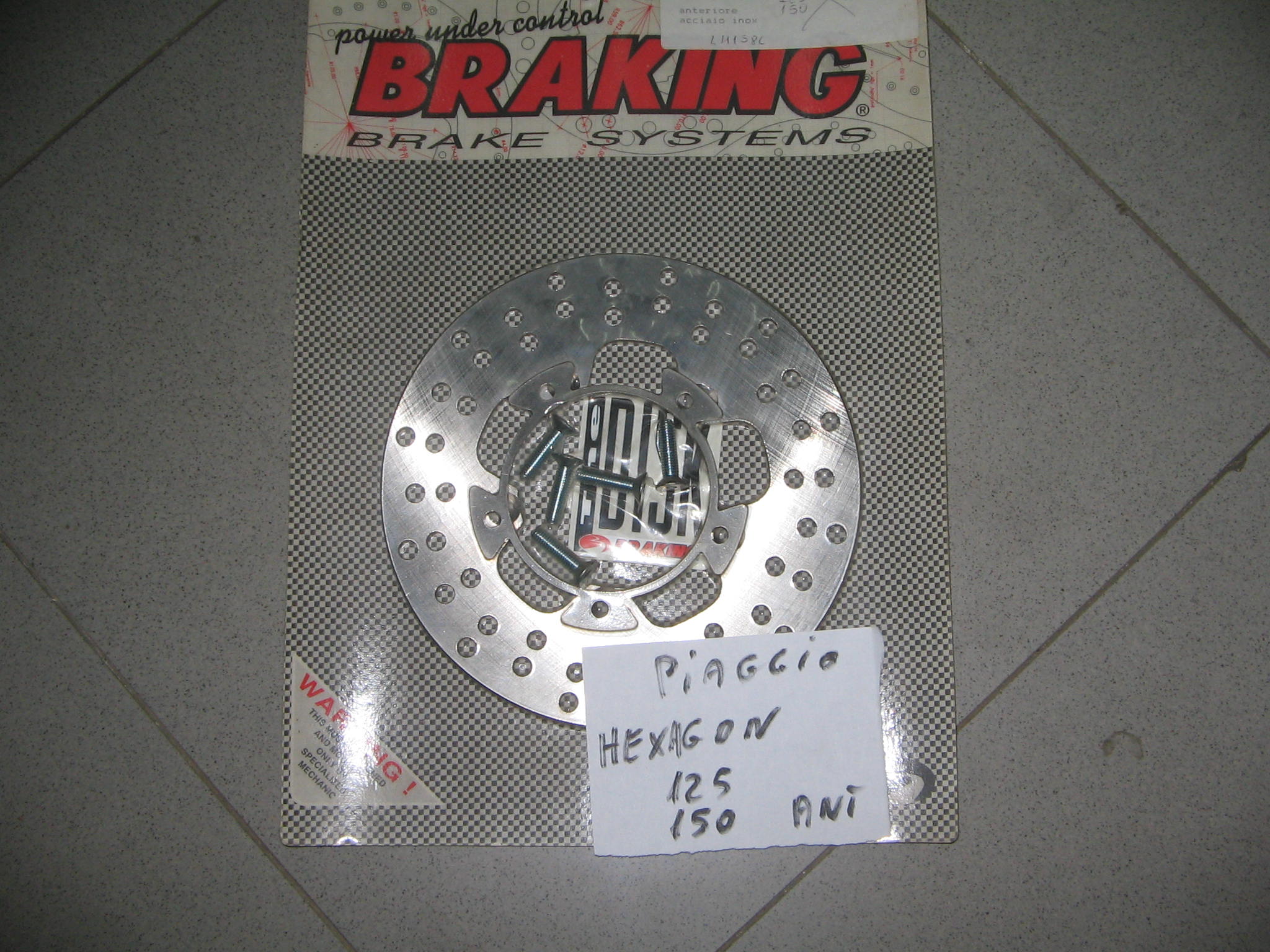 HEXAGON 125 DISCO FRENO N. 1055